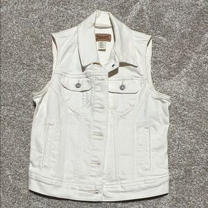 White Denim Levi Strauss & co. Vest